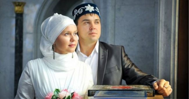 Татарские наряды молодоженов